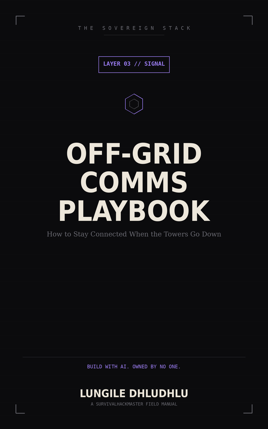 The Off-Grid Comms Playbook — front cover